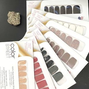 Lot of 7 Color Street Packs